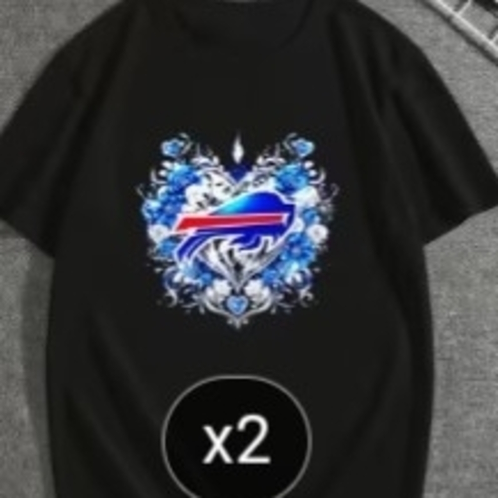 Bills Heart Unisex T-shirt. XL